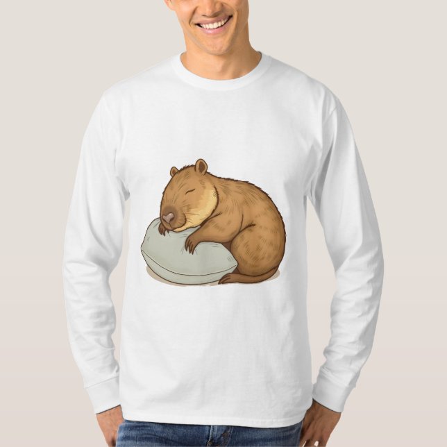T-shirt sommeil Capybara Sleepybara (Devant)