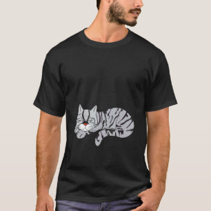 T-shirt Sommeil de rêve, Lumière de somnolence, Chat Exoti