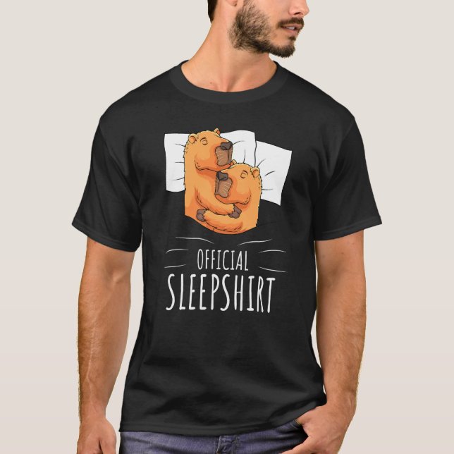 T-shirt Sommeil officiel de Capybara 1 (Devant)