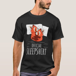 T-shirt Sommeil officiel de Panda roux