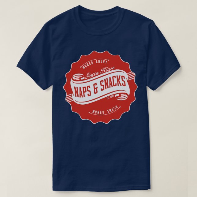 T-shirt Sommeils et Snacks (Design devant)