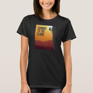T-shirt Sommet À L'Escalade