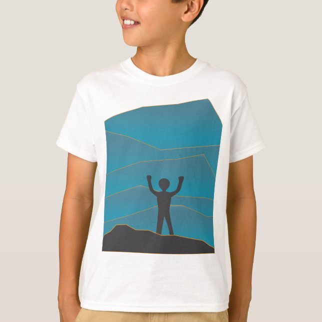 T-shirt Sommet de la montagne (Devant)