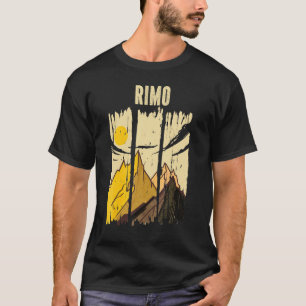 T-shirt Sommet de pic de montagne de Rimo