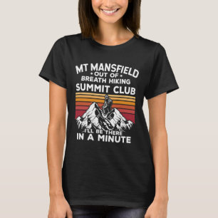 T-shirt Sommet de randonnée essoufflant du mont Mansfield,