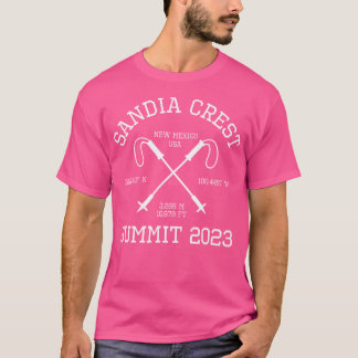 T-shirt Sommet Sandia Crest 2023 Randonnée Nouveau Mexique