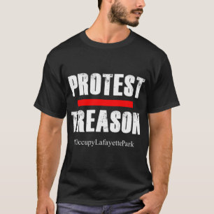 T-shirt Sommet Tre45sur la trahison contre Trump, P