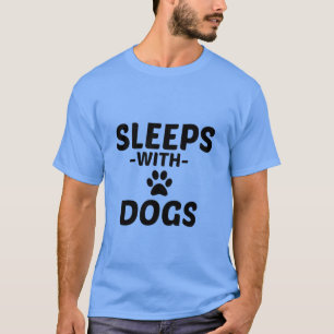 T-SHIRT SOMMETS AVEC CHIENS EMPREINTE DE PATTE
