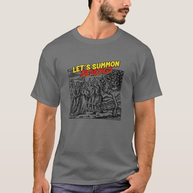 T-shirt Sommons les démons - L'art de la cuisine Drôle Hal (Devant)