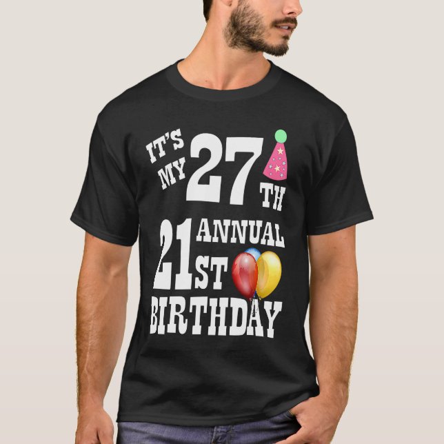 T-shirt Son 27e anniversaire annuel de mai (Devant)