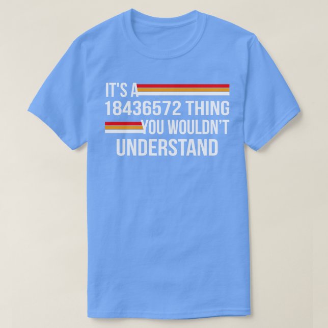 T-shirt son A 18436572 Vous ne comprendriez pas 1 (Design devant)
