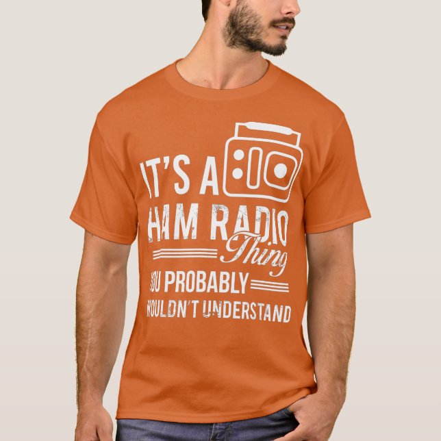 T-shirt Son A Ham Radio Thing Ham Opérateur Radio Amateur (Devant)