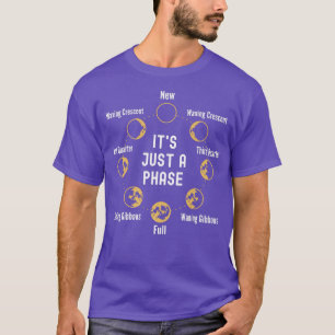 T-shirt Son Astrone De Science Spatiale En Phase Lune
