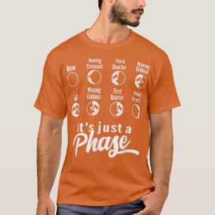 T-shirt Son Astrone De Science Spatiale En Phase Lune