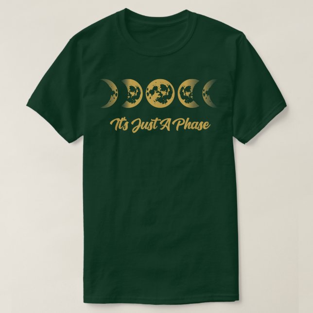 T-shirt Son Astrone De Science Spatiale En Phase Lune (Design devant)