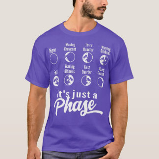 T-shirt Son Astrone De Science Spatiale En Phase Lune