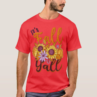 T-shirt Son Automne Citrouille Tournesols saison