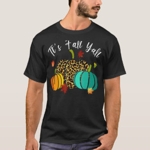 T-shirt Son automne Yall Happy automne Yu2019tout Citrouil