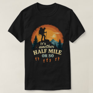 T-shirt Son Autre Km Ou Environ Randonnée De Montagne Cade