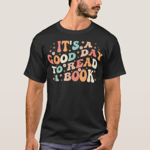 T-shirt Son Beau Jour De Lire Livre Retro Cute Library Rea