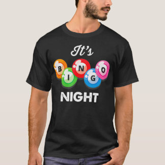 T-shirt Son Bingo Night Womens Drôle Lecteur de Bingo