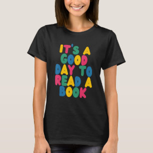 T-shirt Son Bon Jour Pour Lire La Bibliothèque De Livres L