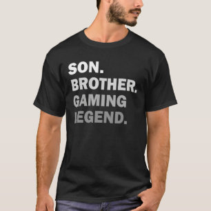 T-shirt Son Brother Gaming Legend Funny Christmas Teen Boy