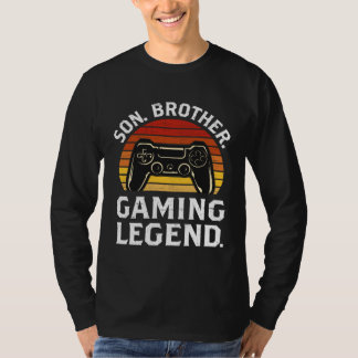 T-shirt Son Brother Gaming Legend Teenage Boy Gaming