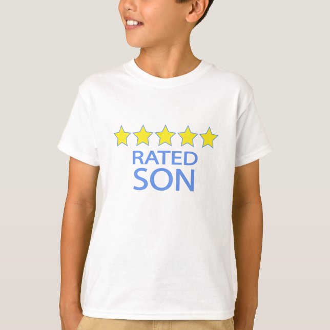 T-shirt Son cinq étoiles (Devant)