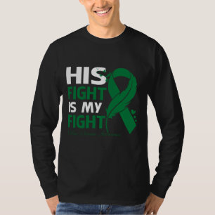 T-shirt Son combat est ma lutte contre les maladies CELIAC