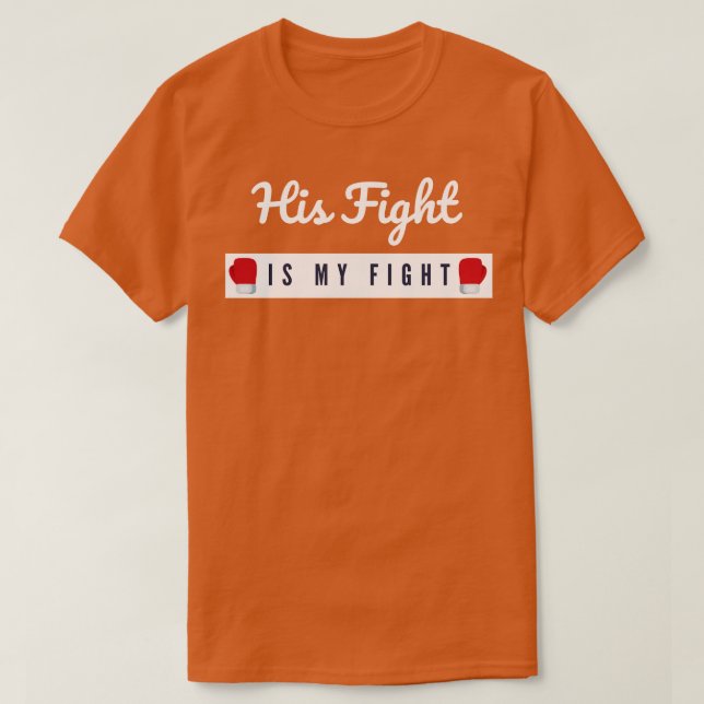 T-shirt Son Combat Est Mon Combat (Design devant)