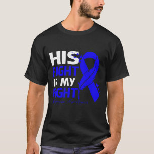 T-shirt Son combat est mon combat ALOPECIA SENSIBILISATION