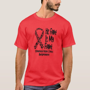T-shirt Son combat est mon combat CHD Déficience cardiaque
