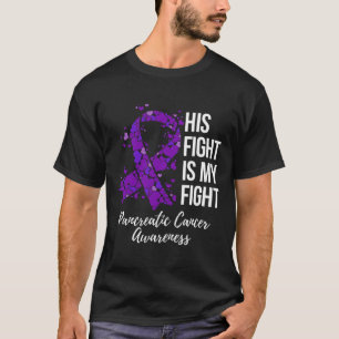T-shirt Son Combat Est Mon Combat Conscience Du Cancer Pan