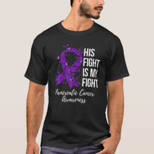T-shirt Son Combat Est Mon Combat Conscience Du Cancer Pan