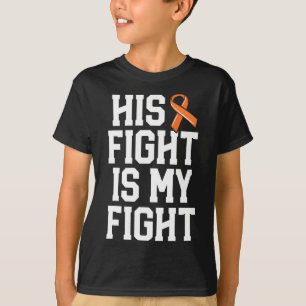 T-shirt Son Combat Est Mon Combat Contre La Leucémie Cance