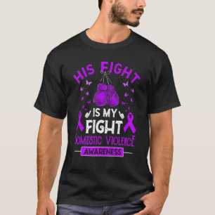 T-shirt Son Combat Est Mon Combat Contre La Violence Domes