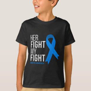 T-shirt Son combat est mon combat contre le diabète T1d