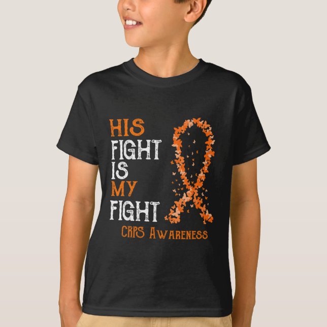 T-shirt Son combat est mon combat CRPS Sensibilisation 1 (Devant)