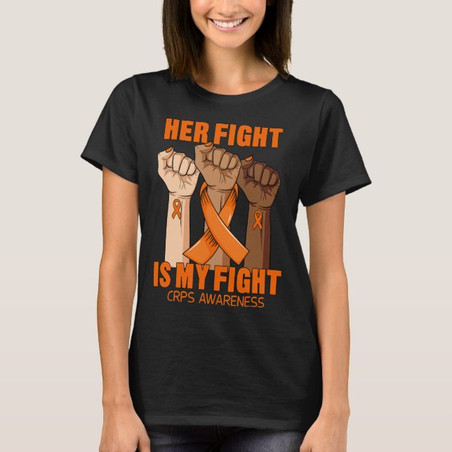 T-shirt Son Combat Est Mon Combat Crps Sensibilisation Rsd (Devant)