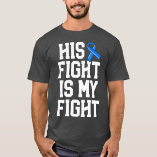 T-shirt Son Combat Est Mon Combat Femme Femmes ALS Blue Ri