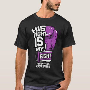 T-shirt Son Combat Est Mon Combat Guerrier Porphyria Sensi