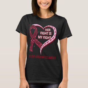 T-shirt Son Combat Est Mon Combat Hémochromatose Héréditai