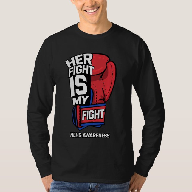 T-shirt Son combat est mon combat Hypoplastique Coeur gauc (Devant)
