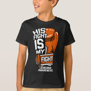 T-shirt Son Combat Est Mon Combat Leucémie Sensibilisation