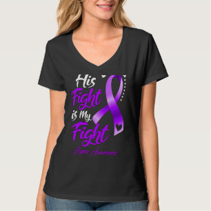 T-shirt Son Combat Est Mon Combat Lupus Sensibilisation