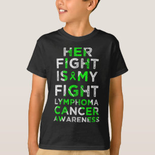 T-shirt Son combat est mon combat Lymphome Acteur du cance