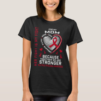 T-shirt Son combat est mon combat Maman Sensibilisation au