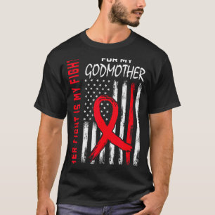 T-shirt Son combat est mon combat Marraine Maladie Cardiaq