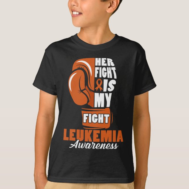 T-shirt Son combat est mon combat Mois de sensibilisation  (Devant)